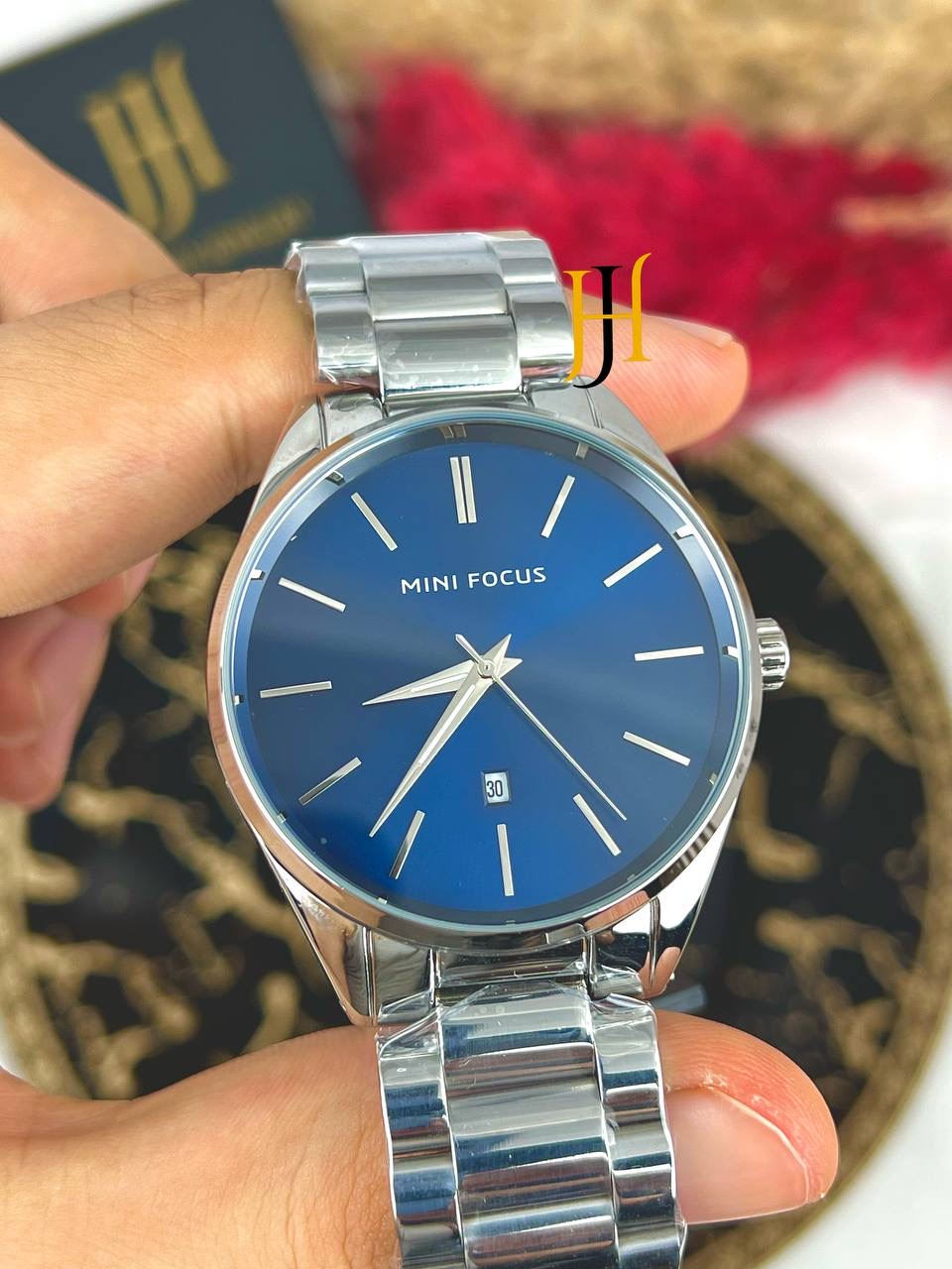 ساعه ميني فوكس ساده كحلي