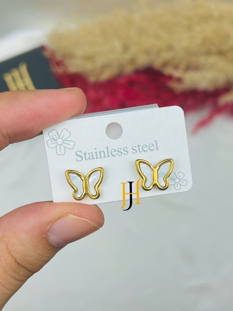 حلق فراشه بصدفه