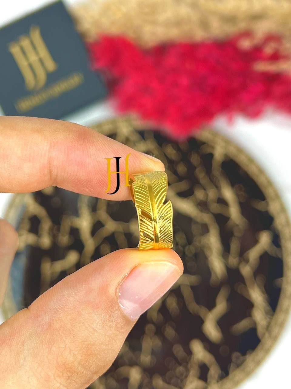 خاتم ريشه فري سايز