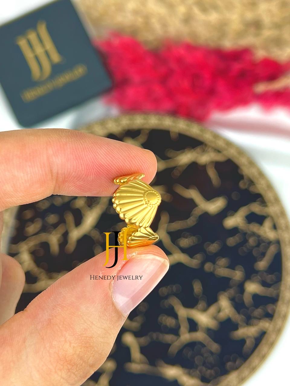 خاتم صدفه فري سايز