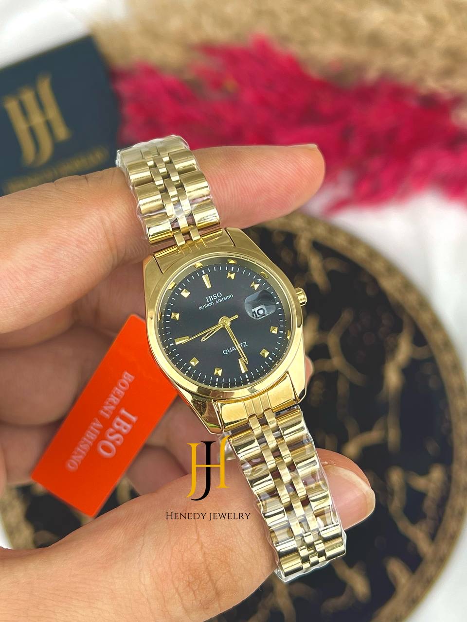 ساعه ابسو مينا اسود